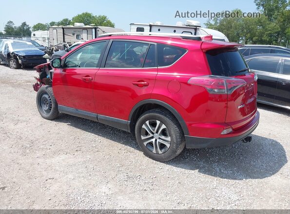 JTMBFREV1HJ127653 2017 TOYOTA RAV4 Red Trasero izquierdo