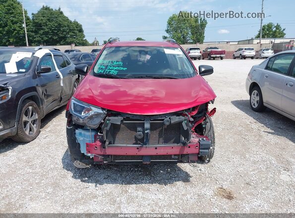 JTMBFREV1HJ127653 2017 TOYOTA RAV4 Red Vista del cuadro de instrumentos