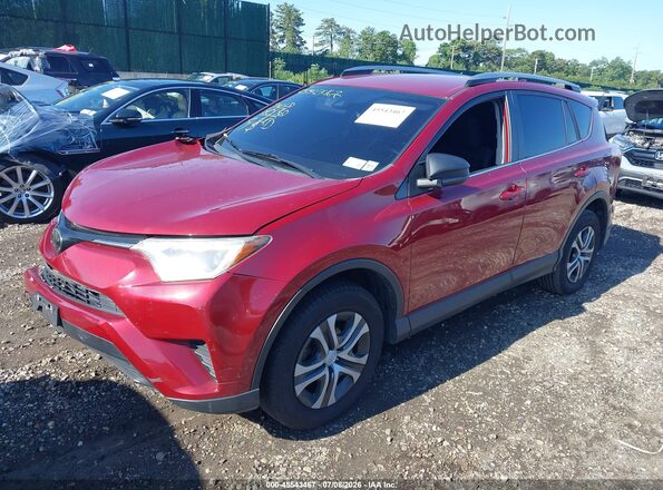 JTMBFREV1JD233539 2018 TOYOTA RAV4 Red წინა მარცხენა ხედი სამი მეოთხედიდან