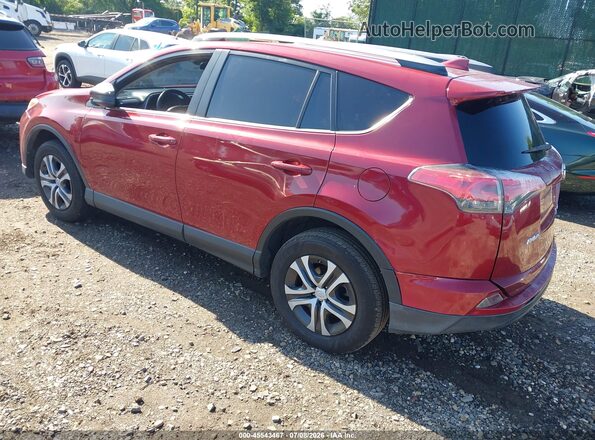 JTMBFREV1JD233539 2018 TOYOTA RAV4 Red უკანა მარცხენა