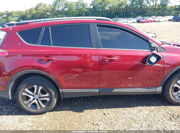 JTMBFREV1JD233539 2018 TOYOTA RAV4 Red უკანა სალონის ხედი