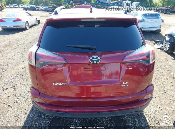JTMBFREV1JD233539 2018 TOYOTA RAV4 Red 