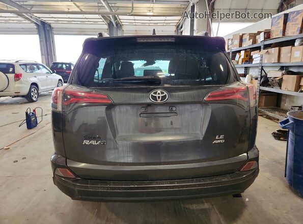 JTMBFREV1JJ735355 2018 TOYOTA RAV4 Charcoal უკანა ხედი