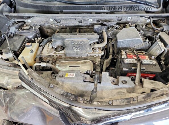 JTMBFREV1JJ735355 2018 TOYOTA RAV4 Charcoal ძრავის განყოფილების ხედი