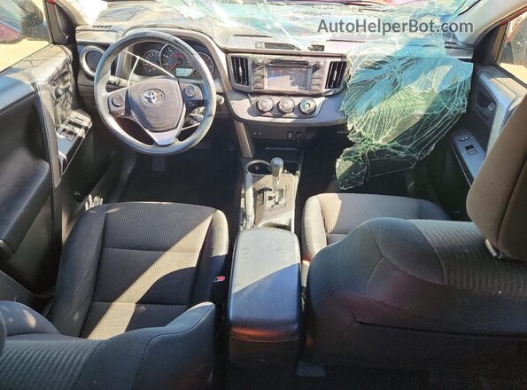 JTMBFREV2GJ087095 2016 TOYOTA RAV4 Red Widok deski rozdzielczej