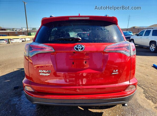 JTMBFREV2GJ087095 2016 TOYOTA RAV4 Red Widok z tyłu