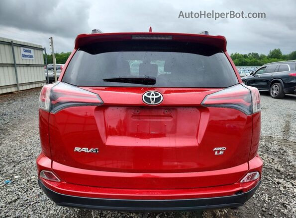 JTMBFREV2HJ158328 2017 TOYOTA RAV4 Red უკანა ხედი