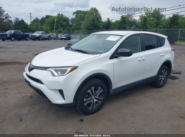 JTMBFREV3JJ246729 2018 TOYOTA RAV4 White წინა მარცხენა ხედი სამი მეოთხედიდან