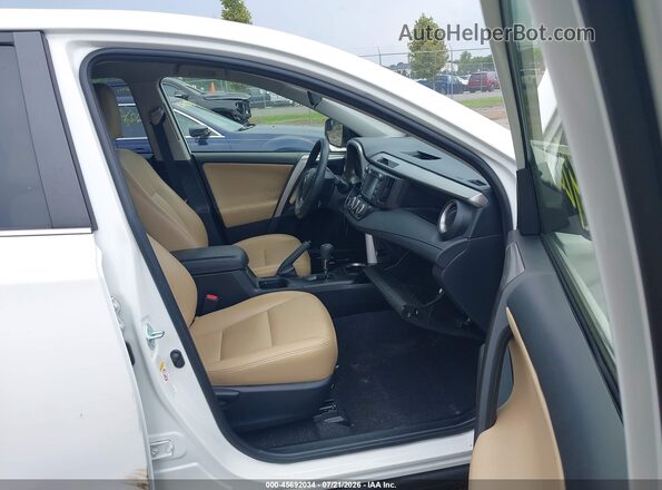 JTMBFREV3JJ246729 2018 TOYOTA RAV4 White წინა სალონის ხედი