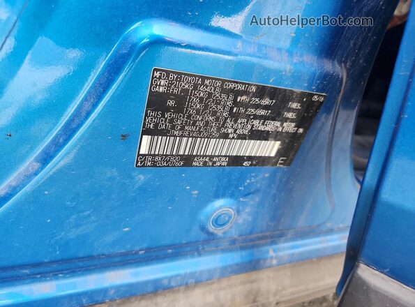 JTMBFREV4GJ091259 2016 TOYOTA RAV4 Blue Engine compartment view