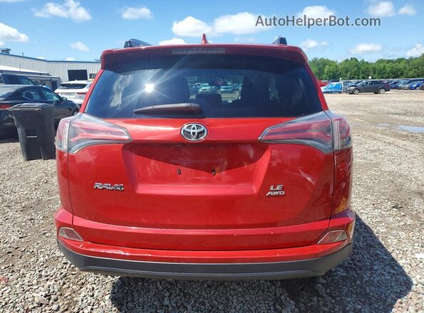 JTMBFREV4HJ126870 2017 TOYOTA RAV4 Red Widok z tyłu