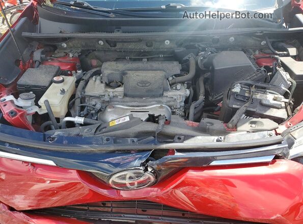 JTMBFREV4HJ126870 2017 TOYOTA RAV4 Red Widok komory silnika