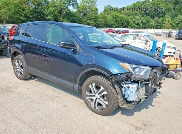 JTMBFREV4JJ747645 2018 TOYOTA RAV4 Blue Передня права чверть