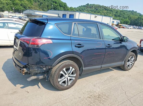 JTMBFREV4JJ747645 2018 TOYOTA RAV4 Blue Задня права чверть