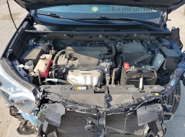 JTMBFREV4JJ747645 2018 TOYOTA RAV4 Blue Вид підкапотного простору