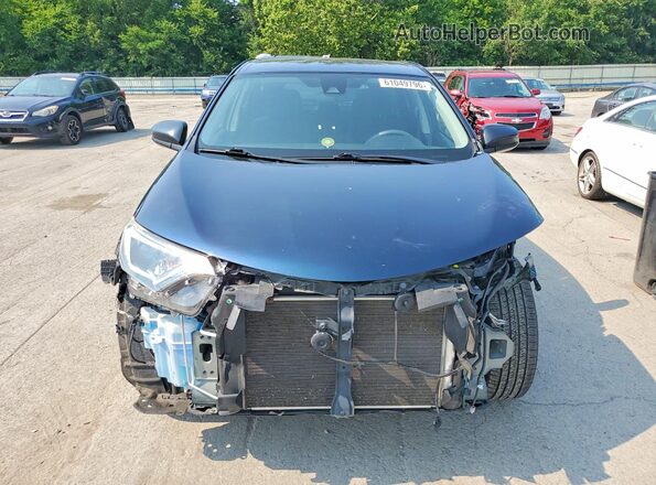 JTMBFREV4JJ747645 2018 TOYOTA RAV4 Blue Вид спереду