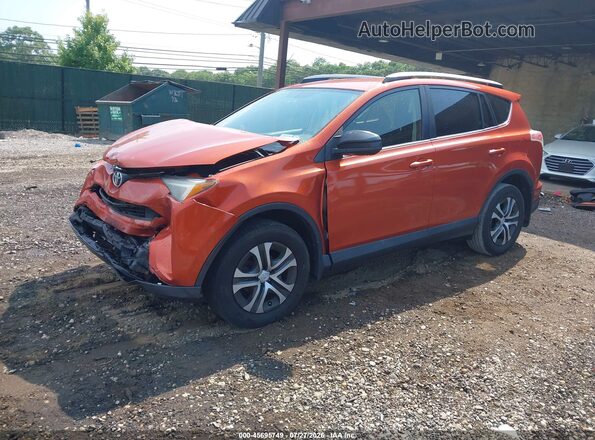 JTMBFREV5GD196679 2016 TOYOTA RAV4 Оранжевый Передняя левая четверть
