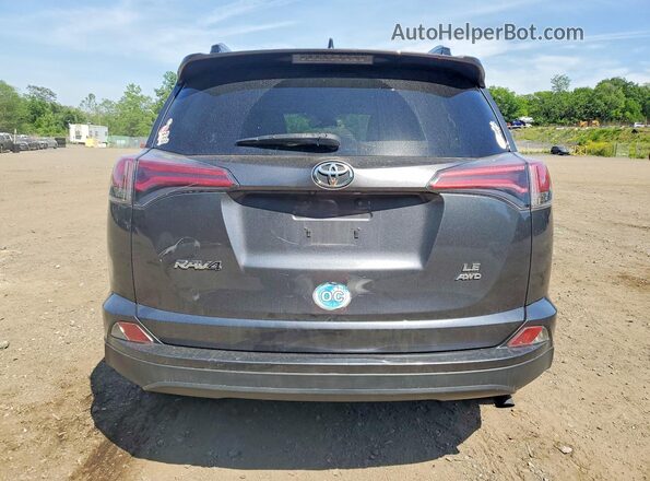 JTMBFREV5JD252580 2018 TOYOTA RAV4 Gray Вид ззаду