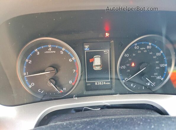 JTMBFREV5JD252580 2018 TOYOTA RAV4 Gray Вид щитка приладів