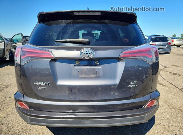 JTMBFREV5JJ222125 2018 TOYOTA RAV4 Gray Widok z tyłu