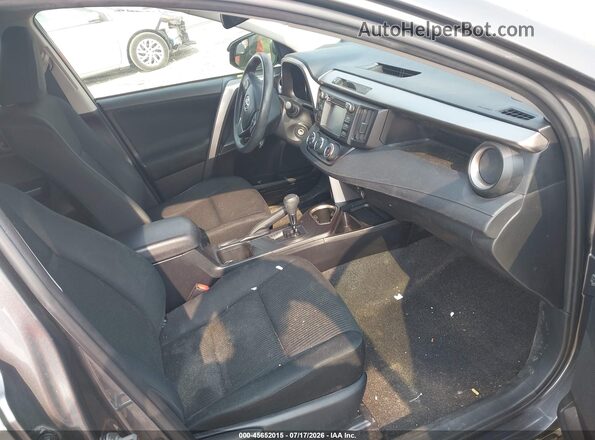 JTMBFREV6HJ715564 2017 TOYOTA RAV4 Серый Вид салона спереди