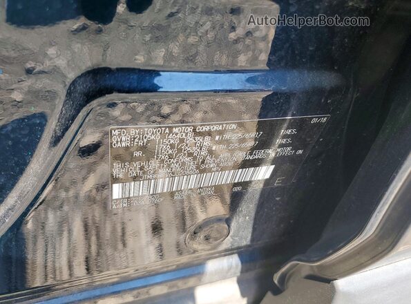 JTMBFREV6JJ208606 2018 TOYOTA RAV4 Black Vista del compartimento del motor