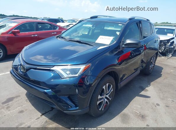 JTMBFREV6JJ220335 2018 TOYOTA RAV4 Blue Vista tres cuartos delantera izquierda