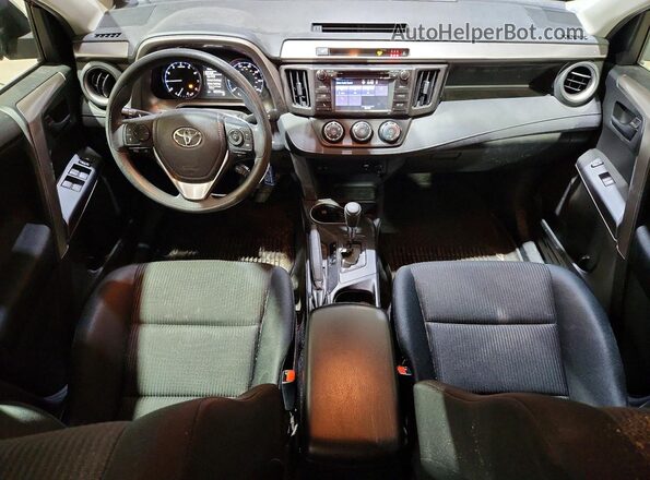JTMBFREV6JJ257918 2018 TOYOTA RAV4 Blue Вид панелі приладів