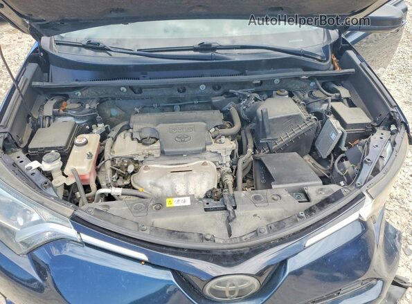 JTMBFREV7JJ181514 2018 TOYOTA RAV4 Blue Widok komory silnika