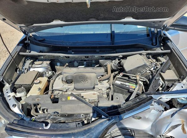 JTMBFREV7JJ252100 2018 TOYOTA RAV4 Серебряный Вид подкапотного пространства