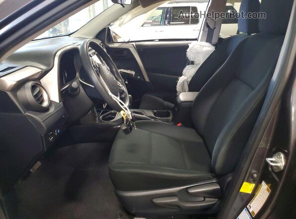 JTMBFREV7JJ743041 2018 TOYOTA RAV4 Charcoal Widok wnętrza z przodu