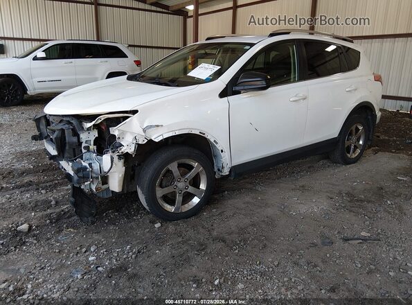 JTMBFREV8GJ101548 2016 TOYOTA RAV4 White Առջևի ձախ երեք քառորդ տեսարան