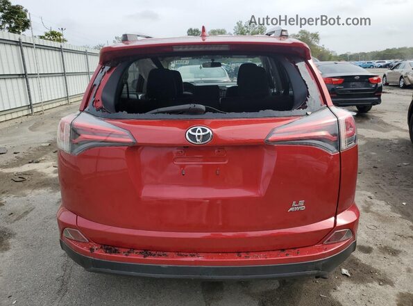 JTMBFREV8GJ103798 2016 TOYOTA RAV4 Красный Вид сзади