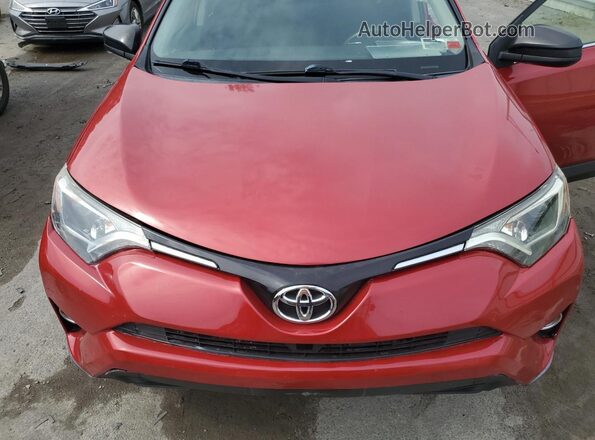 JTMBFREV8GJ103798 2016 TOYOTA RAV4 Красный Вид задней части салона