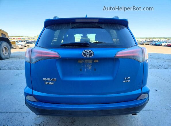 JTMBFREV8HJ149584 2017 TOYOTA RAV4 Blue Rear view