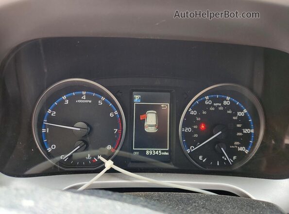 JTMBFREV8HJ710608 2017 TOYOTA RAV4 White Instrument cluster view