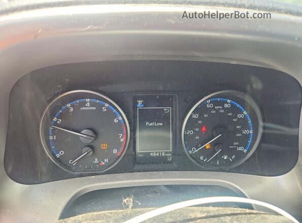 JTMBFREV8JD255652 2018 TOYOTA RAV4 Red Вид щитка приладів