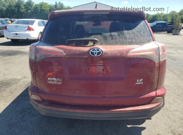 JTMBFREV8JD255652 2018 TOYOTA RAV4 Red 
