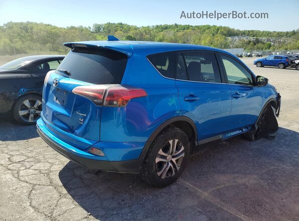JTMBFREV8JJ201737 2018 TOYOTA RAV4 Blue უკანა მარჯვენა