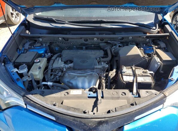 JTMBFREV8JJ201737 2018 TOYOTA RAV4 Blue ძრავის განყოფილების ხედი