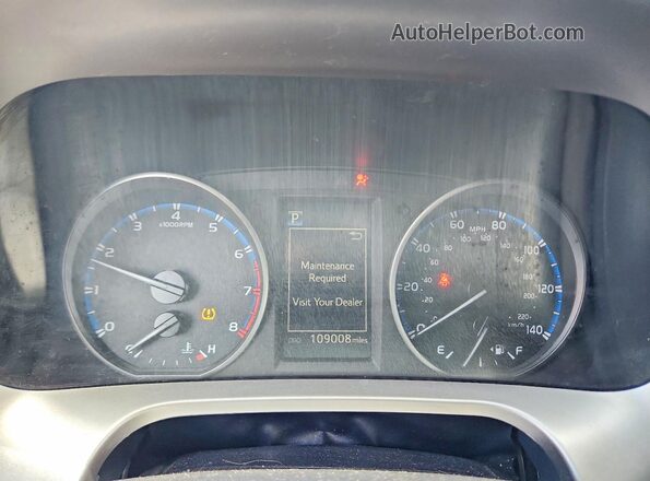 JTMBFREV9JJ735829 2018 TOYOTA RAV4 Blue Instrument cluster view