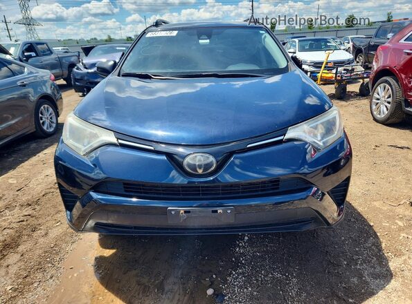 JTMBFREV9JJ735829 2018 TOYOTA RAV4 Blue Front view