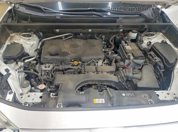 JTMC1RFV0KD017118 2019 TOYOTA RAV4 White Engine compartment view