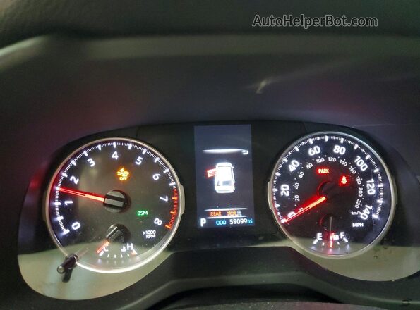 JTMC1RFV0ND086217 2022 TOYOTA RAV4 Зеленый Вид щитка приборов