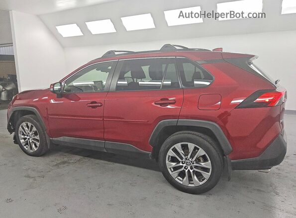 JTMC1RFV0ND089232 2022 TOYOTA RAV4 Red უკანა მარცხენა