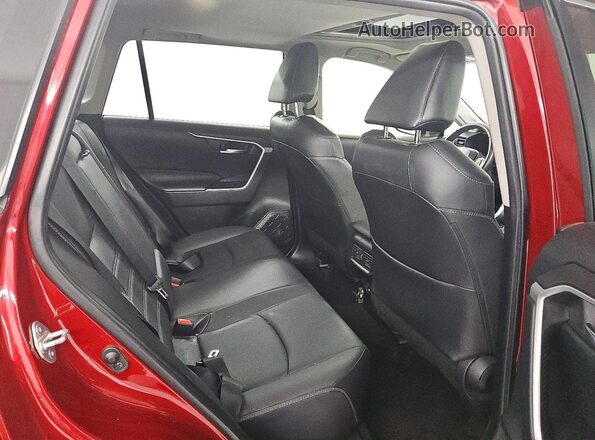 JTMC1RFV0ND089232 2022 TOYOTA RAV4 Red უკანა სალონის ხედი