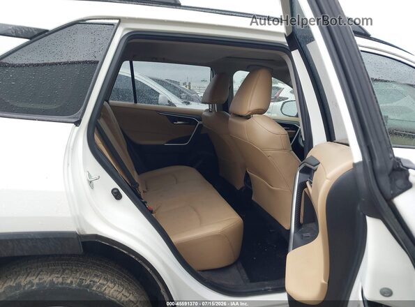 JTMC1RFV2KD509746 2019 TOYOTA RAV4 White Widok naklejki z numerem VIN