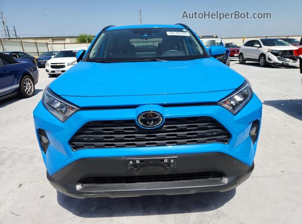 JTMC1RFV2LD046735 2020 TOYOTA RAV4 Blue Vista frontal