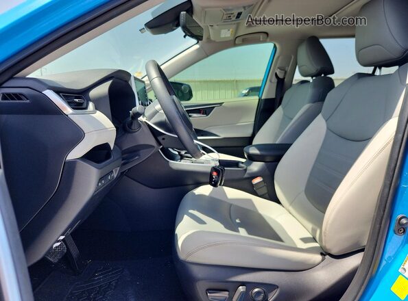 JTMC1RFV2LD046735 2020 TOYOTA RAV4 Blue Vista interior delantera