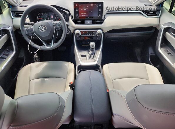 JTMC1RFV2LD046735 2020 TOYOTA RAV4 Blue Vista del salpicadero